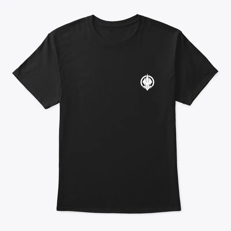 White Logo Tee